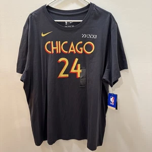 Nike NBA Chicago Bulls Markkanen 24 Gr. 2XL Grau T-Shirt - Bild 1 von 9