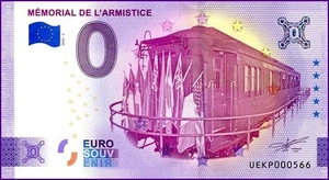 UEKP / MEMORIAL DE L'ARMISTICE / BILLET 0 € / NULL EURO-SCHEIN / 2025-2 - Picture 1 of 1
