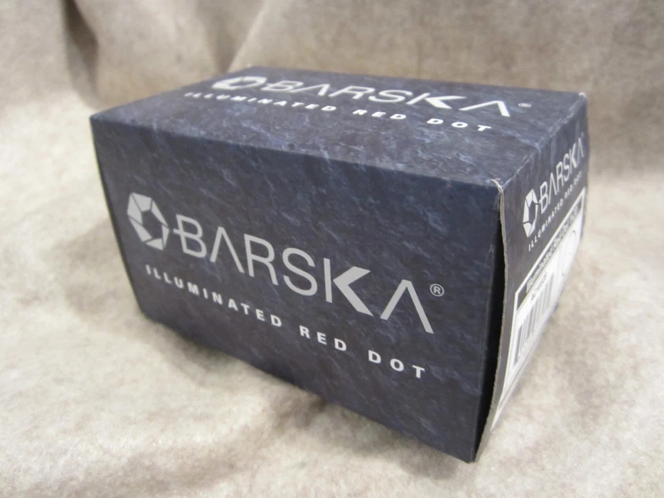 Mira de punto rojo Barska AC10328 30 mm ~ 5MOA con riel Picatinny Foto 1 de 4