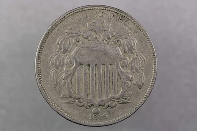 1866 con escudo de rayos níquel en muy buen estado. Ofreciendo envío combinado. Foto 1 de 2