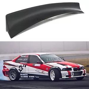 Rear JDM Boot Trunk Ducktail Spoiler Wing Lid Lip (Fits BMW E36 2 Door Coupe) - Foto 1 di 12
