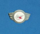 Warenzeichen Logo Plakette Silberfarben Weis Simson Schwalbe KR51 Lenkerschale