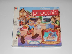 Juego de mesa de aventura 3D vintage 1992 Milton Bradley PINOCCHIO personaje de Disney - Imagen 1 de 12