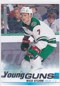💥   2019-20 Upper Deck #219 Nico Sturm YG RC 💥