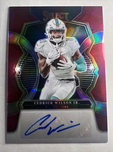 2022 Panini Select - Signatures Maroon Prizm #SIP-CW Cedrick Wilson Jr. /75 (AU) - Picture 1 of 6