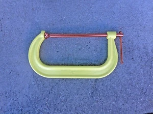 New BESSEY CDF412CHV 412 Forged Steel 12'' C-Clamp 6-1/4'' Throat Depth - Picture 1 of 6
