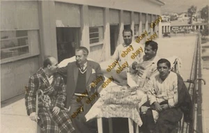 #54116 Greece 1950s. Visiting patients on the balcony of the Hospital. Photo - Picture 1 of 5