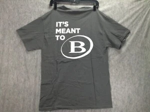 Port & Company IT's MEANT TO BE Graphic Gray Tee Mens Size M Short Sleeve - Picture 1 of 8