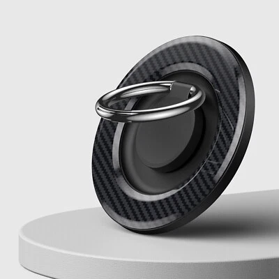Soporte de anillo para dedo agarre giratorio 360° para teléfono celular coche montaje magnético Foto 1 de 4