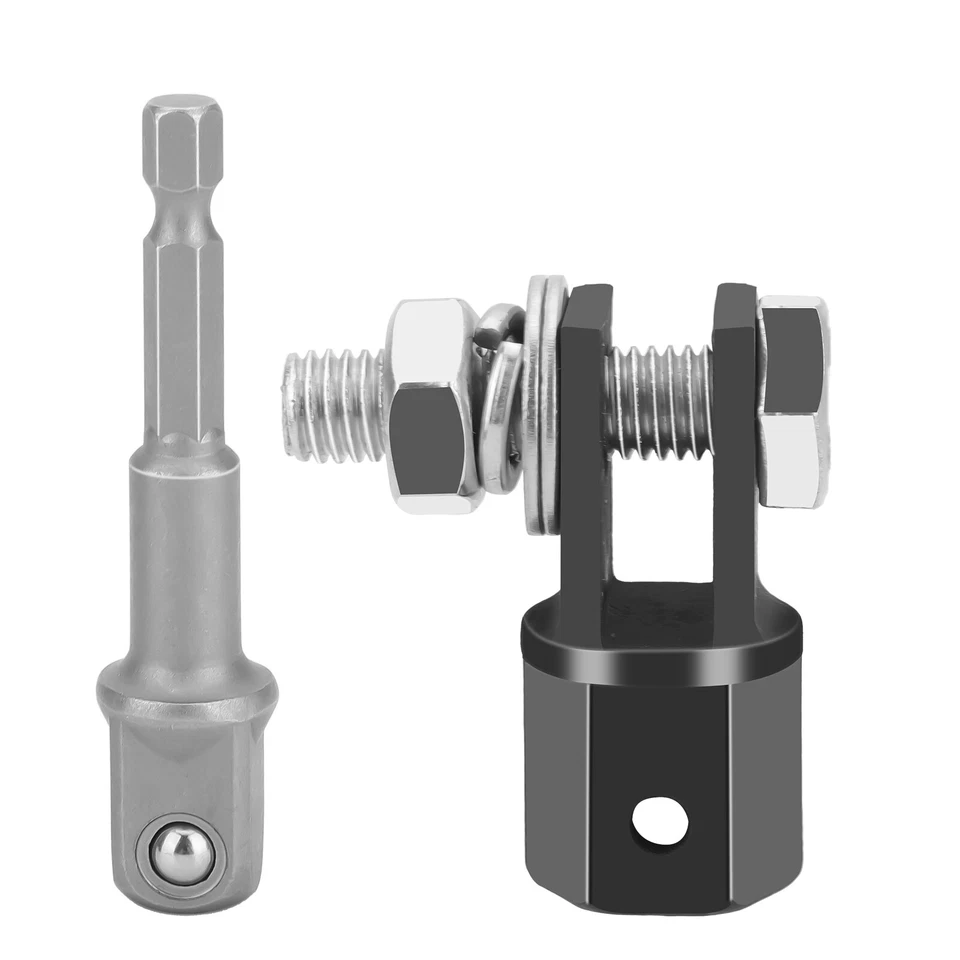 Adaptador de gato de tijera para automóvil de 1/2 pulgada y herramienta de llave de impacto de accionamiento de acero al cromo vanadio Foto 1 de 4