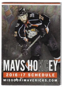 2016-17 Missouri Mavericks ECHL Hockey Schedule !!! No Sponsor - Picture 1 of 1