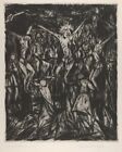 Crucifixion II [woodcut] :  Otto Lange :  1918 :Archival Quality Art Print