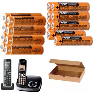 NI-MH AAA Akkus für Panasonic Schnurlose Telefone KX-TG 550/630mAh - Bild 1 von 12