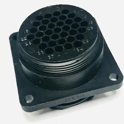 206151-1   Circular Connector 37POS Male Crimp Straight Panel Mount - Image 1 of 4