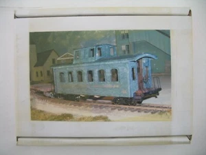 Kit Deerfield River Laser On3/On30 O-112:Union Pacific 1880s arco ventana caboose - Imagen 1 de 3