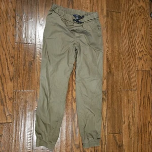 POLO Ralph Lauren Boy's Lined Joggers, Olive, Size L (14/16) - Picture 1 of 6
