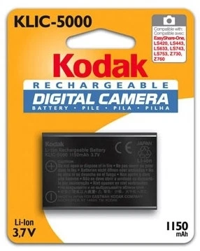 Kodak KLIC-5000 Li-Ion Camera