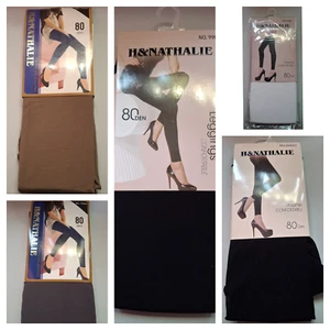 Damen Leggings Leggins  Sporthose Fitness bunt bequem  (Einheitsgröße) 80 Den - Bild 1 von 13