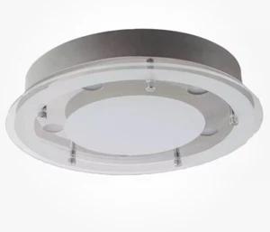 TCP SOFIA GLASS BATHROOM FLUSH LIGHT, DECORATIVE LAMPS, LED LIGHTING - Picture 1 of 3