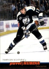1999-00 Pacific Lightning Hockey Card #391 Pavel Kubina