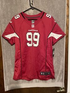 Nike Arizona Cardinals J.J Watt NFL On Field Game Jersey Red Womens XL NEW $120