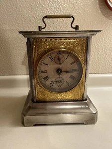 orologio argento e ottone vintage - Foto 1 di 5