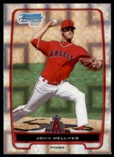 2012 Bowman Chrome Prospects X-Fractor #BCP218 John Hellweg Los Angeles Angels