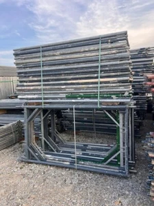 65qm Gebraucht Baugerüst Altrad /MJ/Assco Maurergerüst 10x6,5m Stahlrahmen - Bild 1 von 13