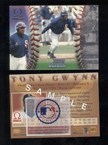 TONY GWYNN 1998 PACIFIC OMEGA SAMPLE SAN DIEGO PADRES - Picture 1 of 1
