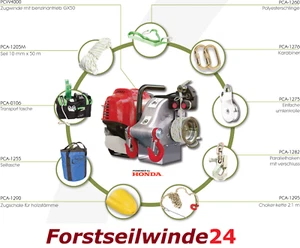 Forstseilwinde Spillwinde PCW4000 - FORSTWIRTSCHAFTS-KIT / NEU 2020 - Picture 1 of 12
