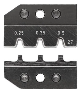 KNIPEX 97 49 27 Inserto de crimpado para conector MQS sin sellado de vena única (sello) - Imagen 1 de 1