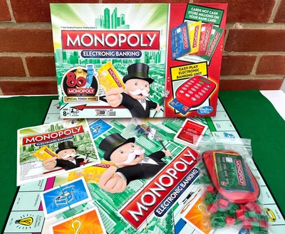 Monopoly Board Game Electronic Banking 80th Anniversary Special Edition WORKING - Image 1 of 4