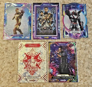 Disney 100 Kakawow Cosmos All Stars MARVEL Lot - #'D FIREWORKS PAPER CUT POSTER - Imagen 1 de 2
