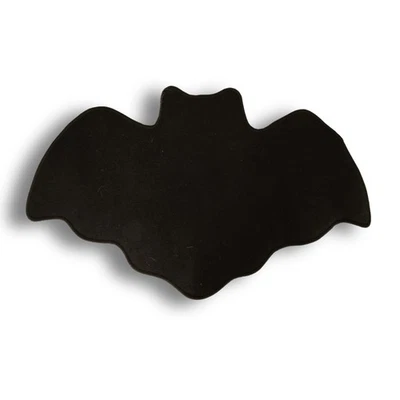 Tapete de área em forma de morcego 31" gótico Halloween preto novidade tapete decoração para casa - Imagem 1 de 4