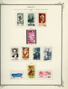 BRAZIL Selections on Scott Specialty Album Page Lot #52 - SEE SCAN - $$$ - Picture 1 of 1