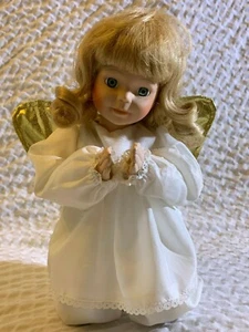 Home Interiors Katherine (#1489) Kneeling Praying Porcelain Doll - Picture 1 of 10