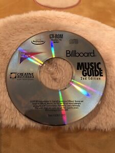 80 ans de Billboard Music Guide logiciel PC Windows échantillonneur de CD-ROM multimédia