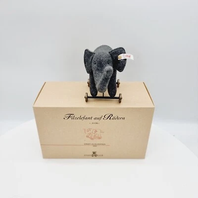 Steiff 420412 Filzelefant auf Rädern 12 cm Club Edition 2004 - Bild 1 von 4
