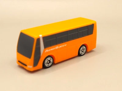 Pocket Tomica P052 Mitsubishi Fuso Aero Queen Bus Mini Car Japan N772 - Image 1 of 4