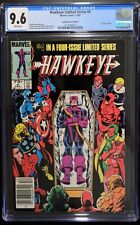 HAWKEYE LIMITED SERIES #4 CGC 9.6 - WHITE PAGES *75¢ CANADIAN PRICE VARIANT* 