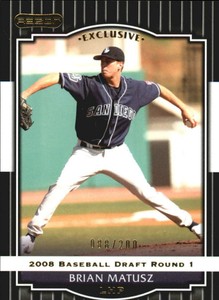 2008 Razor Signature Series Black Baseball Card Pick