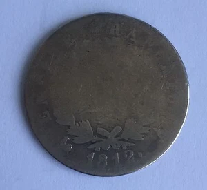 M103: 1 Franc Napoleon Empereur 1812 A Française En Argent Voir Photos - Foto 1 di 2