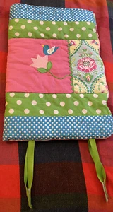 Fits American Girl Doll Quilt Fleece Hearts Sleeping Bag With Zipper - Picture 1 of 11