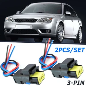 2x For Ford Mondeo focus transit Fuel Rail Pressure Sensor Connector Plug Loom - Picture 1 of 6