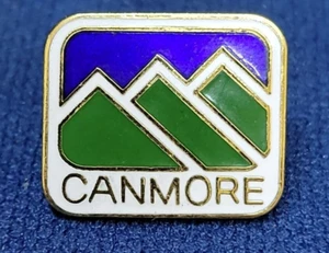 Spilla da bavero Canmore Canada Alberta Montagne Rocciose piste da sci - Foto 1 di 2