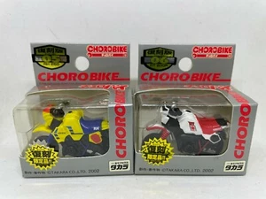 CHORO Q SET CHORO BIKE 05-06 SUZUKI RH250 , YAMAHA D TRACKER 200R MOTOCROSS - Picture 1 of 4