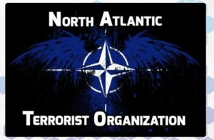 NATO Flag DECAL Sticker MADE IN THE USA 🇺🇸 WORLDWIDE 🌐 SHIPPING - Picture 1 of 3