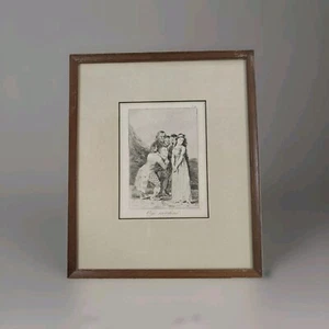 Francisco Goya (1746-1828) Que Sacrificio! Etching, Plate 14 Serie Los Caprichos - Picture 1 of 3