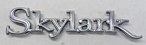 Buick Skylark Emblem Badge Trim Aluminum vintage metal nameplate - Picture 1 of 4