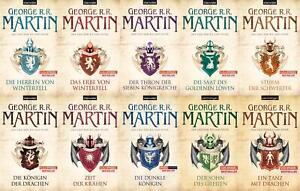 Game of Thrones,George R R Martin, Das Lied von Eis und Feuer komplett 1 bis 10